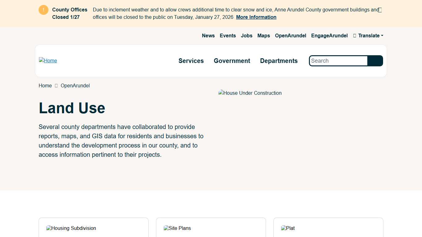 Land Use Anne Arundel County Government