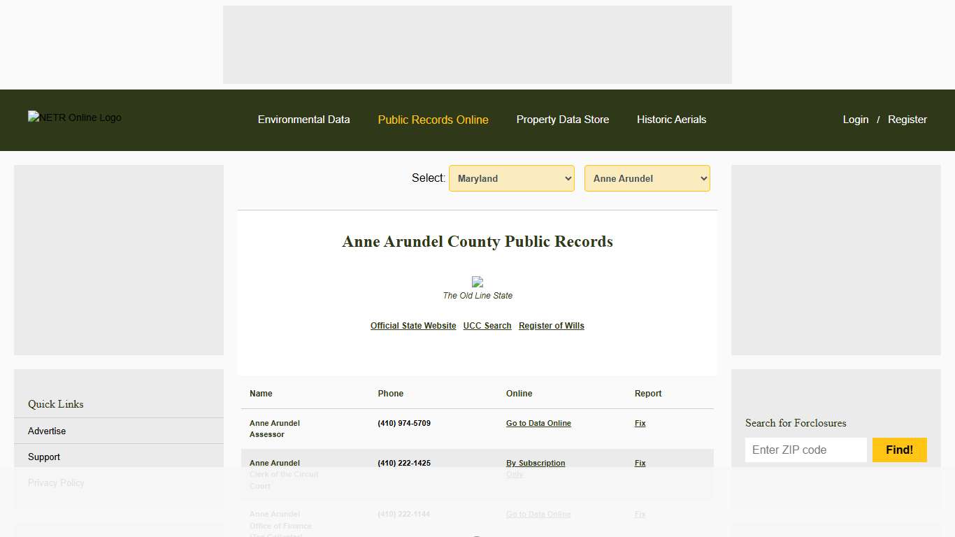 NETR Online • Anne Arundel • Anne Arundel Public Records, Search Anne Arundel Records, Anne Arundel Property Tax, Maryland Property Search, Maryland Assessor